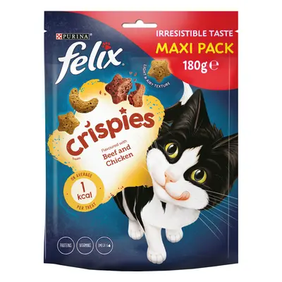 Felix Crispies 180g - Beef & Chicken