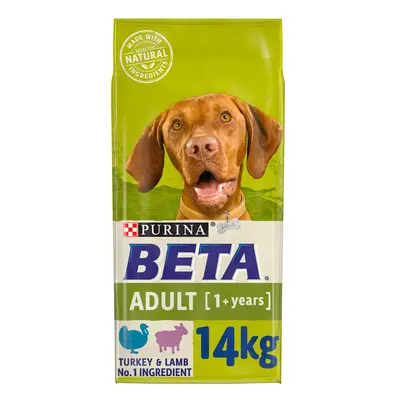 BETA Dog Food Economy Packs 2 x 14kg - Adult Turkey & Lamb