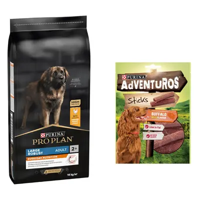 Purina Pro Plan Dry Dog Food + 120g AdVENTuROS Dog Treats Free! * - Large Robust Adult Everyday 