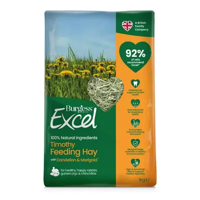 Burgess Excel Feeding Hay with Dandelion & Marigold - 1kg