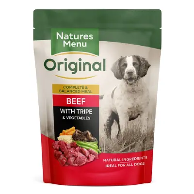 Natures Menu Original Pouches Beef with Tripe & Vegetables - Saver Pack: 16 x 300g