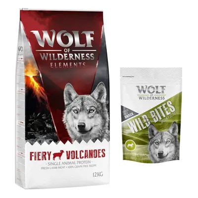 12kg Wolf of Wilderness Dry Dog Food + 180g Snacks Free! * - Sensitive Adult "Fiery Volcanoes" -