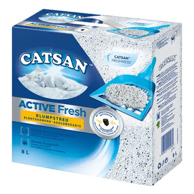 Catsan Active Fresh Clumping Litter - Economy Pack: 3 x 8l