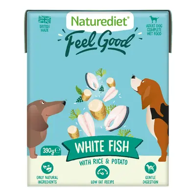 Naturediet Feel Good Adult - White Fish - Saver Pack: 36 x 390g