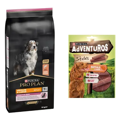 Purina Pro Plan Dry Dog Food + 120g AdVENTuROS Dog Treats Free! * - Senior Medium & Large Adult 