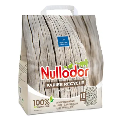 Nullodor Paper Recyclé Cat Litter - 2 x 10l