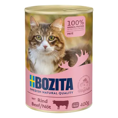 Bozita Canned Food 6 x 400g - Beef Pâté