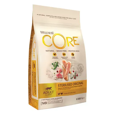 Wellness Core Adult Sterilised Original Dry Cat Food - Economy Pack: 2 x 4kg