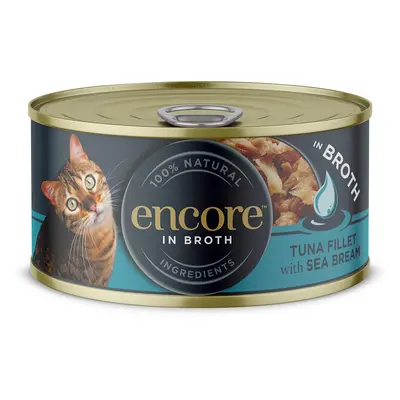 Encore Cat Tin Saver Pack 48 x 70g - Tuna with Seabream