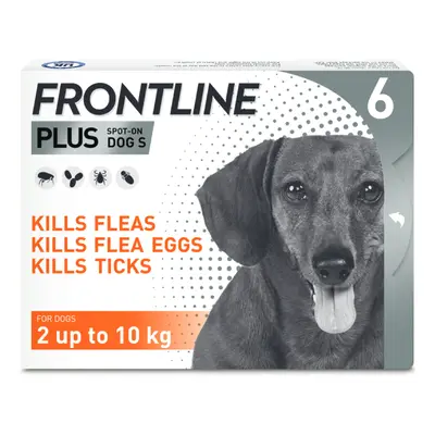 FRONTLINE® Plus Spot On for Dogs - S (2-10kg) - 6 pipettes x 0.67ml