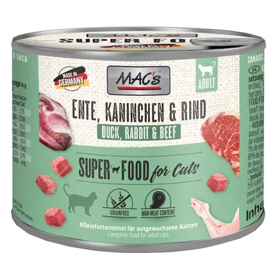 MAC's Cat 6 x 200g - Duck, Rabbit & Beef