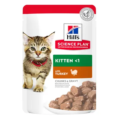 Hill's Science Plan Kitten Pouches - Turkey (12 x 85g)