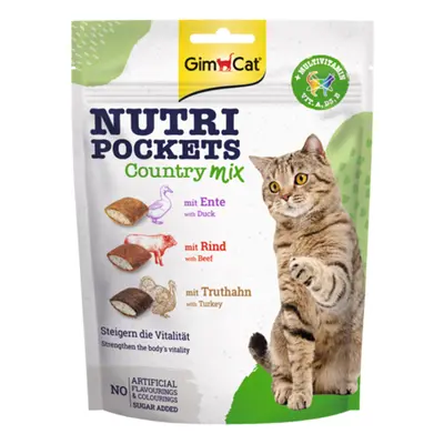 GimCat Nutri Pockets - Saver Pack: Country Mix (3 x 150g)