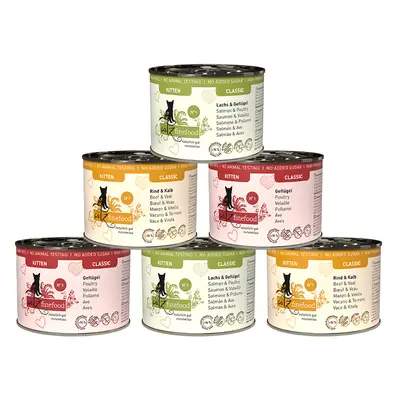 Catz finefood Kitten 6 x 200g - 6 x 200g (3 Varieties)