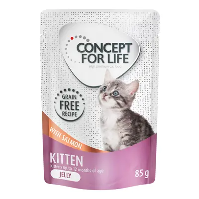 Concept for Life Kitten Salmon Grain-Free - in Jelly - 24 x 85g