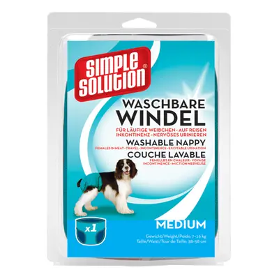 Simple Solution Washable Dog Nappy - Female - Size M, 1 Piece