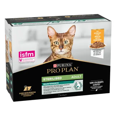 PURINA PRO PLAN Sterilised Adult Maintenance - Saver Pack: 20 x 85g Chicken