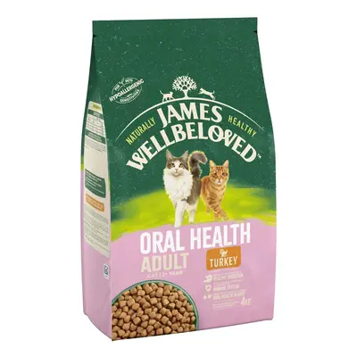 James Wellbeloved Adult Cat Oral Health Hypoallergenic Turkey & Rice - 4kg