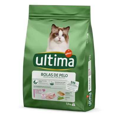 Ultima Hairball Control - Turkey & Rice - Economy Pack: 2 x 7.5kg