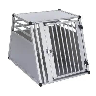 AluRide Dog Crate - Size M: 92 x 65 x 65 cm (L x W x H)