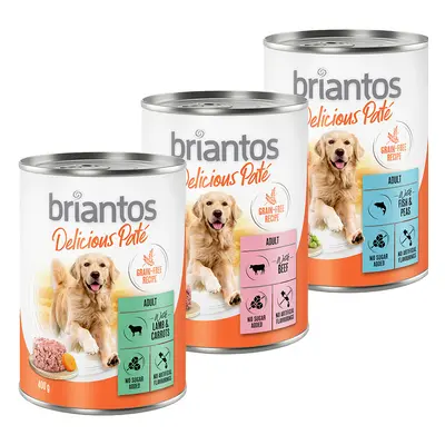 Briantos Delicious Paté Saver Pack 24 x 400g - Mixed Pack (3 Varieties)