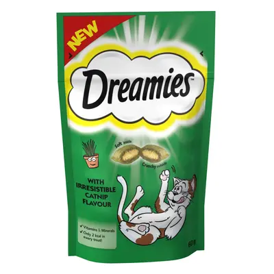 Dreamies Cat Treats 60g - Saver Pack: 8 x with Catnip