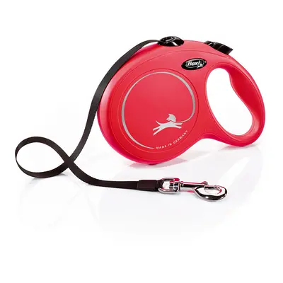 Flexi New Classic webbing leash L red, 8 m - flexi New Classic webbing leash L red, 8 m