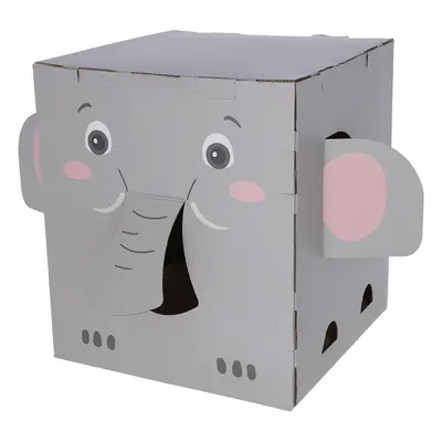 Kerbl Pet Cat Scratching House Elephant - L 35 x W 35 x H 39 cm