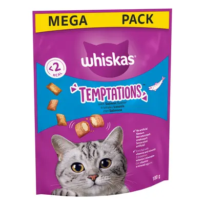 Whiskas Temptations Maxi Pack 180g - Saver Pack: Salmon (3 x 180g)