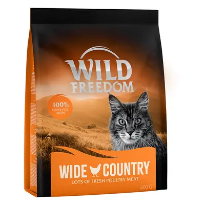 3 x 400g Wild Freedom Dry Cat Food - Try Now! - Adult "Wide Country" Poultry - Grain-free (3 x 4