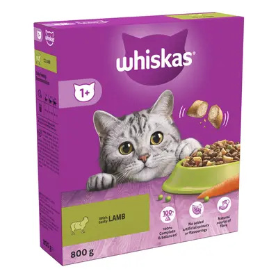 Whiskas 1+ Lamb - 5 x 800g