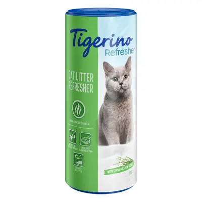 Tigerino Refresher Natural Clay Deodorant for Cat Litter - Saver Pack: Spring Fresh (2 x 700g)