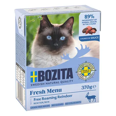 Bozita Tetra Chunks in Sauce Mega Pack - Reindeer (36 x 370g)