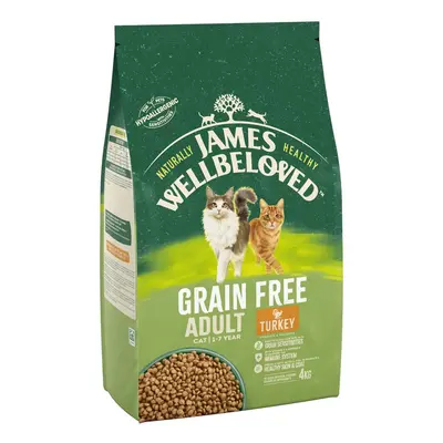 James Wellbeloved Grain Free Adult Cat Hypoallergenic Turkey​​​​​​​ - 4kg