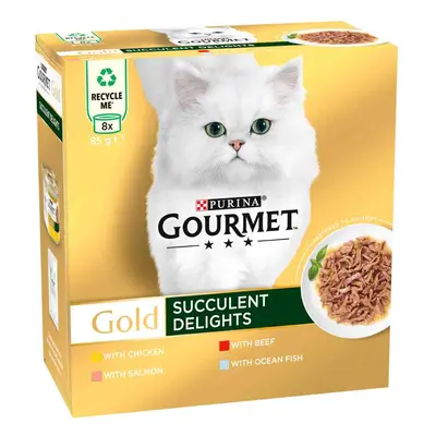 Gourmet Gold Succulent Delights Mixed Pack - 8 x 85g