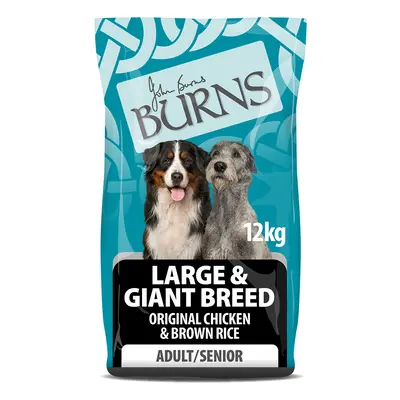 Burns Large and Giant Breed Original - Chicken & Rice - Economy Pack: 2 x 12kg