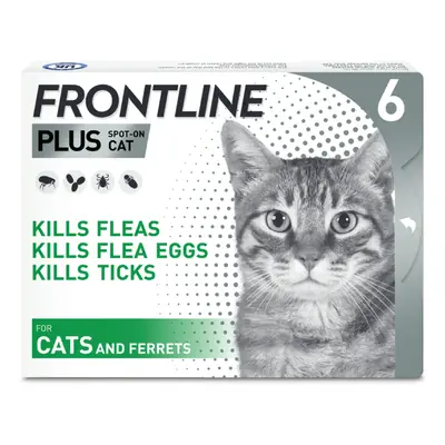 FRONTLINE® Plus Spot On for Cats - 6 pipettes x 0.5ml