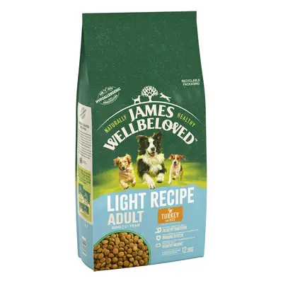 James Wellbeloved Adult Dog Light Hypoallergenic Turkey & Rice - Economy Pack: 2 x 12.5kg