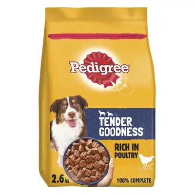 Pedigree Adult - Tender Goodness with Poultry - Economy Pack: 2 x 2.6kg