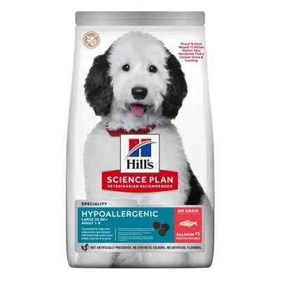 Hill's Science Plan Adult 1+ Hypoallergenic Large Breed Salmon - 14kg