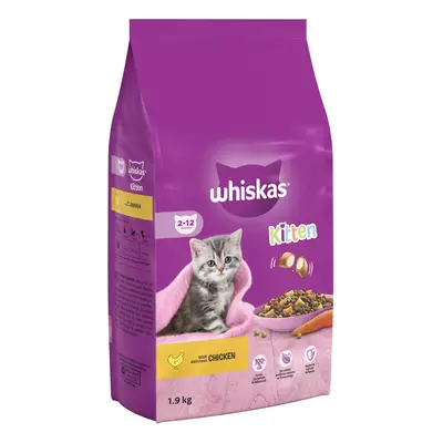 Whiskas Kitten with Chicken - Economy Pack: 2 x 1.9kg