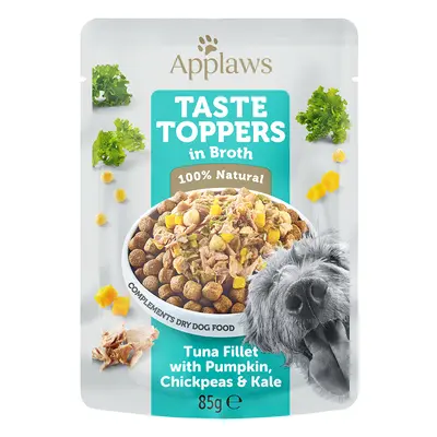 Applaws Taste Toppers in Broth 12 x 85g - Tuna Fillet with Pumpkin, Chickpeas & Kale