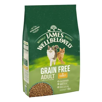 James Wellbeloved Grain Free Adult Cat Hypoallergenic Turkey​​​​​​​ - Economy Pack: 2 x 10kg