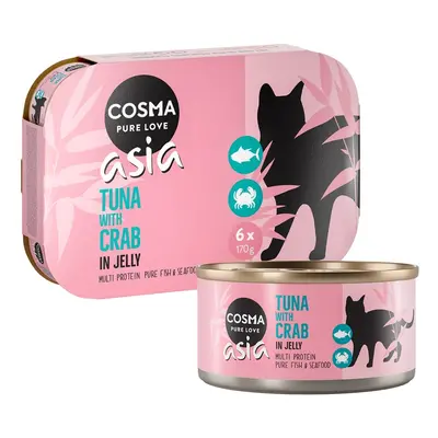 Cosma Asia in Jelly 6 x 170g - Tuna with Crab Meat