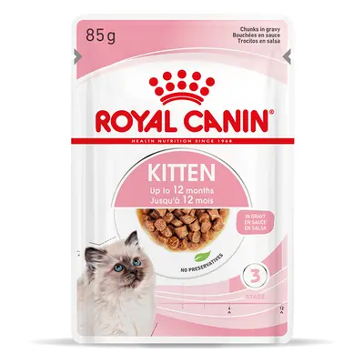 Royal Canin Kitten in Gravy - Saver Pack: 48 x 85g