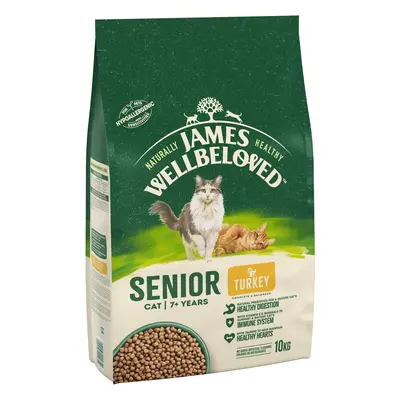 James Wellbeloved Senior Cat Hypoallergenic Turkey & Rice - Economy Pack: 2 x 10kg