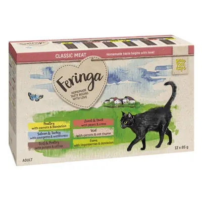 12 x 85g Feringa Classic Meat Menu Wet Cat Food - £5 Off! * - Mixed Pack I (12 x 85g)