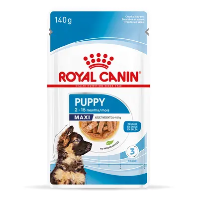 Royal Canin Maxi Puppy in Gravy - Saver Pack: 40 x 140g