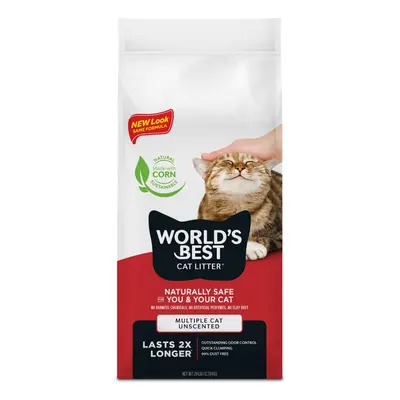 World's Best Cat Litter Multiple Cat - Economy Pack: 2 x 12.7kg