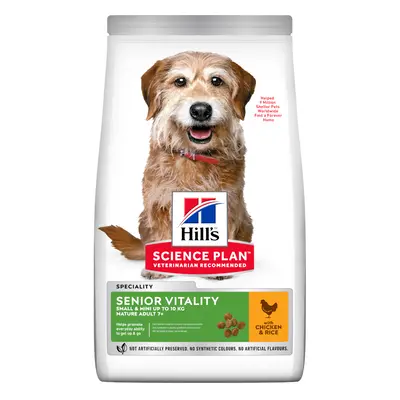 Hill's Science Plan Mature Adult Senior Vitality 7+ Small & Mini with Chicken - Economy Pack: 2 